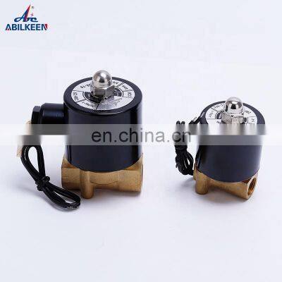 Mini 2W040-10 Normally Close DC12/24V AC36/110/220/380V 2 /2 Way Brass Air Water Solenoid Valve Price