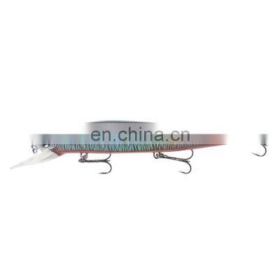 115mm 14g Minnow Lure Hard Bait Deep Suspension Fishing Lure Plastic Artificial Bait photo-2