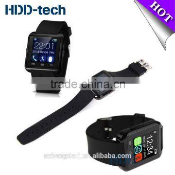 2015 hot selling touch screen smart watch phone U8 android smart watch factory with good quality