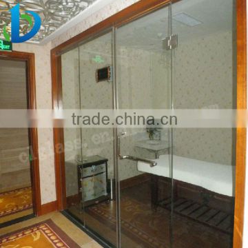 tempered glass sliding door\high level tempered glass with ISO building glass factory