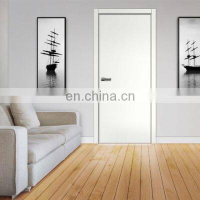 White internal high quality modern panel flush house bedroom door sale french interior wooden door