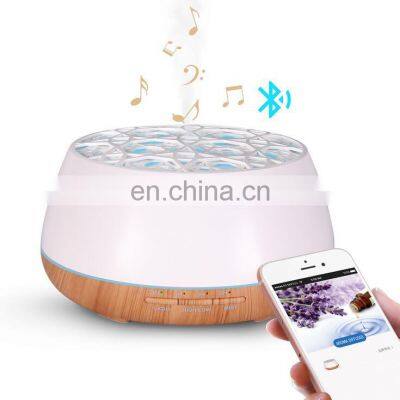 Ultrasonic Cool Mist Automatic Sound Music APP bluetooth music speaker Aroma diffuser humidifier