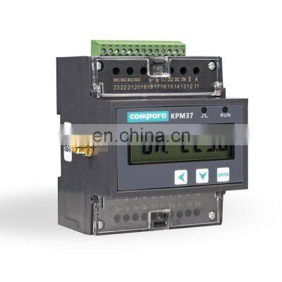 Three Phase wireless meter RS485 /4G/Wifi 35mm DIN Rail Smart Energy Meter CT iot electric meter electrical network analyzer