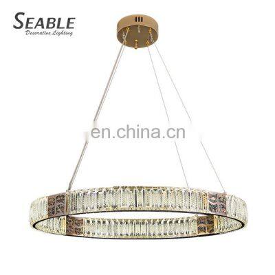 Modern Design Indoor Decoration Living Room Dining Room LED Crystal Pendant Light