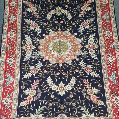 Yamei Lagend Blue Color Persian Silk Carpet and Rug 3x5ft photo-2
