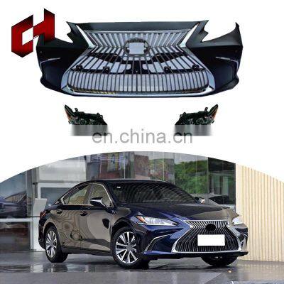 CH Fast Shipping Front Bumper The Headlamps Grille Car Accessories Body Kit For Lexus Es 2013-2017 Upgrade To 2018