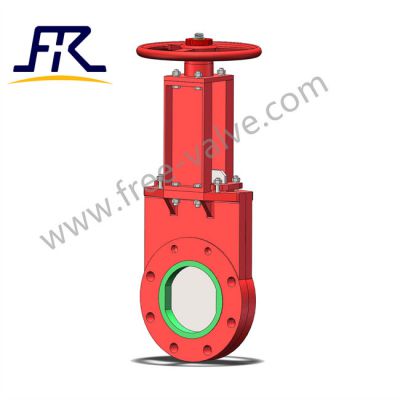 resilient sealing  Bi-directional seal PU polyurethane seat wafer type knife gate valve