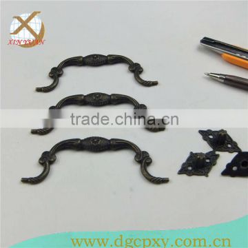 antique metal handles for cosmetic box