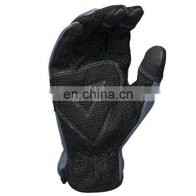 Microfiber Anti-slip Box Handling PVC Dotted Gloves Gas Drilling Glove photo-2