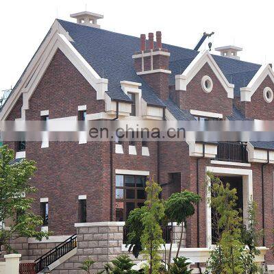 outdoor villa mold adhesive red wall brick stone cladding panel external wall