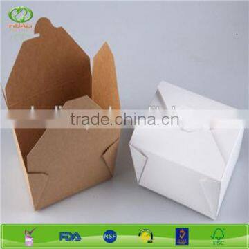 Brown Kraft Paper Food Box Take Away Box with Custom Printing