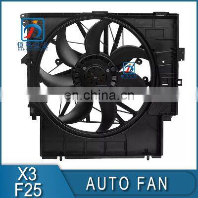 Brand New Aftermarket X3 F25 Engine Radiator Fan Assembly 17427601176