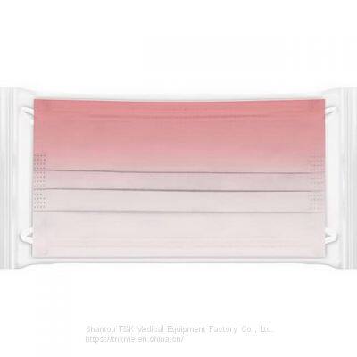 3 Ply Type I Medical Disposable Mask (Red Gradient) CE Marked and Meets the Requirements of EN14683:2019 Type I photo-3