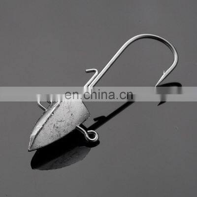 JOHNCOO 5G 7G Good Quality Lead Head Soft Lure Non-slip Jig Fishing Hooks 8pcs/bag photo-5