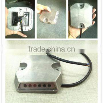 2016 high quality hot sale 12 leds aluminum wired road stud for tunnel