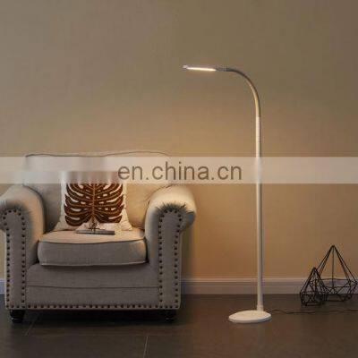 Modern Simple Minimalist Standing Floor Light Black Standard Led Night Standing Stand Lamps Dimmable photo-2