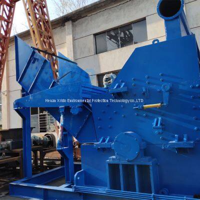 Vertical hammer mill shredder price scrap metal crusher with ce