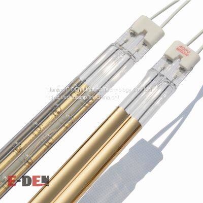 400V 6000W 1150 2311 C Twin Tube Quartz Infrared Heater Lamp