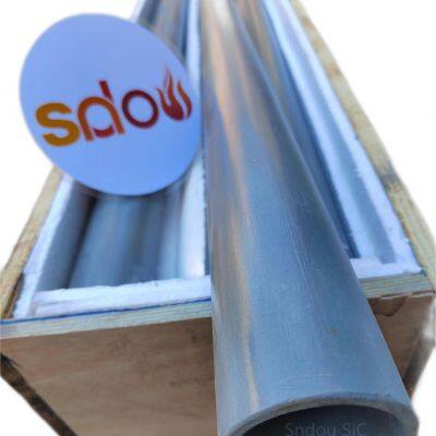 Silicon Nitride Ceramic Heater Protection Tube, N-SiC Protective Pipe, Advanced NSiC Radiant Tubes photo-2