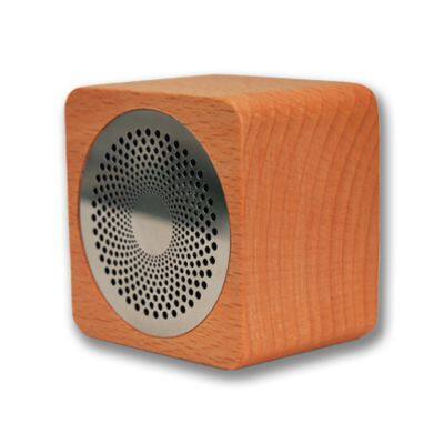 Eco-friendly Bamboo Bluetooth Speaker Wireless Bass High Quality Loud OEM Logo Small Portable Speaker