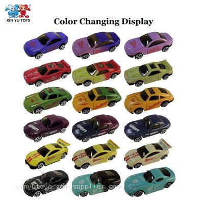 XINYU Color Changing 1:64 Scale Die Cast Metal Car for Children Hot Free Wheels photo-2