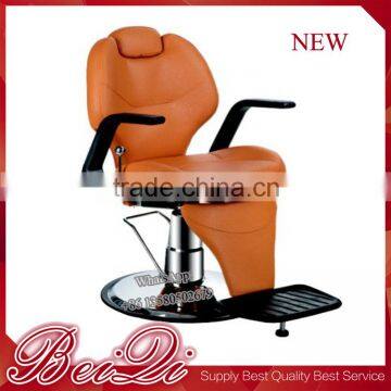 Chrome Round Based Black Wholesales Barber Chair with Footrest ,Hairdressing Chair