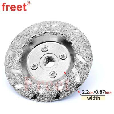 115mm* M14 Vacuum Brazed Diamond Grinding Wheels for Stone Concrete photo-2
