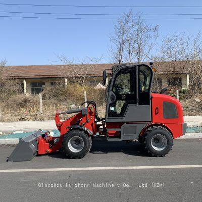 Популярные профессиональные погрузчики на колесах HZM 811 810B с грузоподъемностью 1000 кг - малые погрузчики с двигателем Stage 5