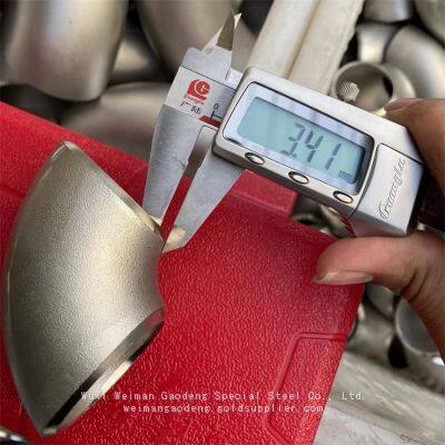 ASME B16.9 konforme Nickellegierungsbögen N08825/N08926/N10276 in verschiedenen Wanddicken