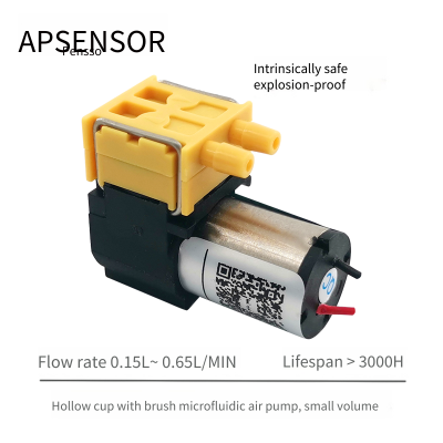 Ultra-micro, Long Service Life, Strong Corrosion Resistance, Intrinsically Safe and Explosion-proof Brushed Coreless Micro-flow Air Pump Ap03065