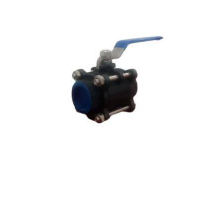 Factory Hot Selling 3 Pieces Thread Locking Ball Valve Well Pump Ball Valve BSPT NPT End SS Ball Valve for Water Steam