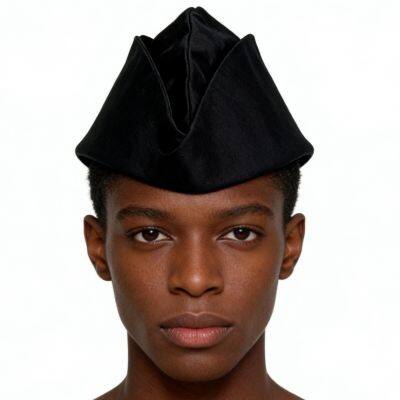 100% Polyester Soldiers Cap Stock Cheapest Black Red Blue Army Green 4 Colors photo-3
