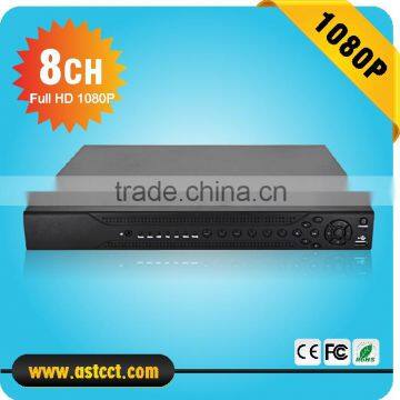 8*AHD-1080p AHD DVR with 2USB 2 SATA 8CH Video input Support IP AHD ANALOG CCTV Camera and IP AHD ANALOG PTZ Conrol