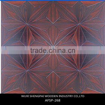 factory product classical engineered laminated wood design art parquet flooring