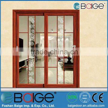BG-AW9150 loe price Full Tempered Glass Aluminium Alloy Door