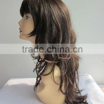 High Quality Remy Hair Long shiny Popular Jewish wig