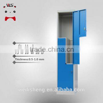 WLS School Furniture Deisgn Cheap z Shape Steel Double Tier Lockers photo-3