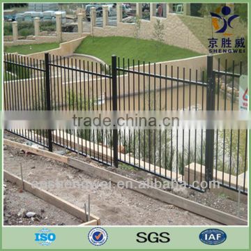 Wrough iron fence panel steel fence manufacturer