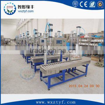 Liquid paint Semi-automatic weighing Filling and press capping Machine