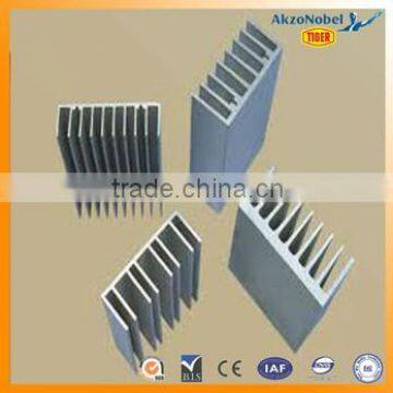 China 6063-T5 aluminum extrusion heat sink profiles