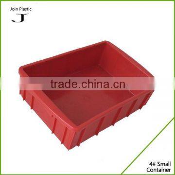 Plastic packaging box with handle