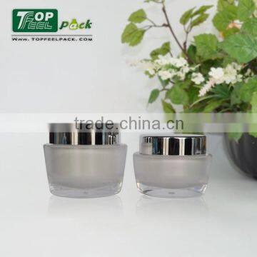 2015 Popular Acrylic Plastic Cosmetic Jar for Facial Cream, Eye Cream Bottle