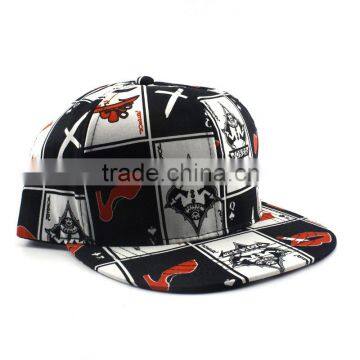 Latest Pattern Charm Flower Printed Unisex Hiphop Flat Cap Wholesale