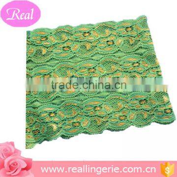 Sexy Elegant Transparent Green Golden Color Lace Lingerie Panty for Ladies photo-4