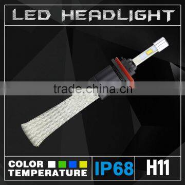 COB Chip 40w LED Headlight Replacement Automotive Light Bulbs For Cars