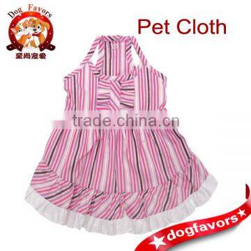 Elegant Smart Stripes Picnic Dog Dress