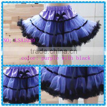 New design pettiskirt wholesales pettiskirt tutus for girls blue kids petticoat fluffy