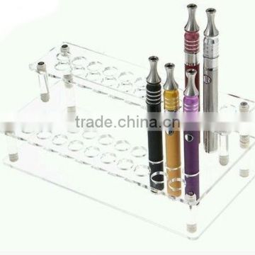 Acrylic double vertical display stand for pen