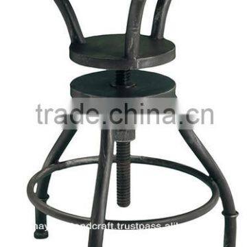 New Unique design French Vintage Bar Stool, Commercial use Industrial Bar Stools with Screw Mechnism