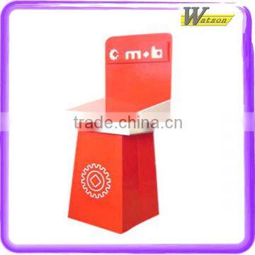 Promotional Retail Hexagonal Corrugated Dump Bin With Header